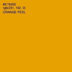 #E7A200 - Orange Peel Color Image